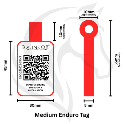 Equine Emergency Tag (EnduroTag)