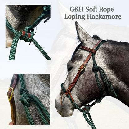 GKH Soft Rope Loping Hackamore